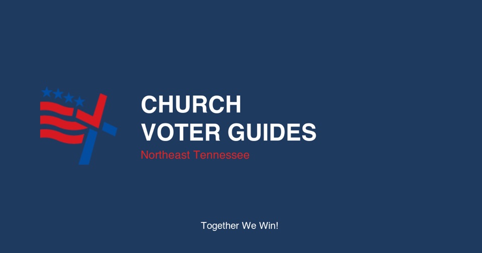 The Church Voter Guides NETN website